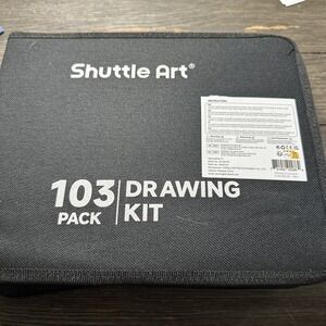 103 PCS Drawing Kit, Professional Drawing Supplies with Sketch, Charcoal, Col...
